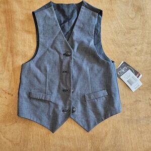Chaps Dress Apparel Reversible Vest Size XXS 4/5 NWT